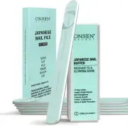 Onsen Japanese Nail SHAPE & SHINE KIT 1.0, a 3-Way Nail Buffer Block and Profess