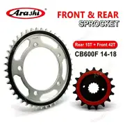 525 Chain Front 15T Rear 42T Sprocket Kit For Honda CB600F CBR650F 2014 - 2018