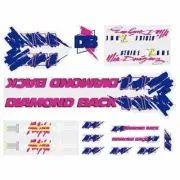 Diamond Back - 1988 Strike Zone - Mike Dominguez decal set - Old school bmx