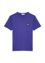 Stone Island Kids Logo Cotton T-shirt (14 Years) - Blue Royal - 14YR (14 Years) 14YR (14 years)