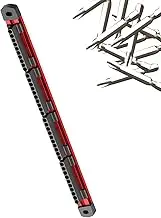 Magnetic Drill Bit Holder - 40-Slot Screwdriver Bit Storage for Wall,Power Tool Attachment Space-Saving Organization Station for Woodworking Auto Repair Carpenters Electricians