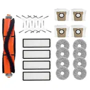 Main Brush, HEPA Filter, Mop Cloth, Dust Bag for Omni 2 C102CN Robot Vacuum
