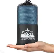WILLNORN Sleeping Bag Liner,Travel Sheets & Adult Sleep Sack for Backpacking,Hotels & Hostels,Lightweight Single Camping Sleeping Bag Liners for Travel