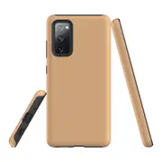 For Samsung Galaxy S20 FE (Fan Edition) Case, Shielding Back Cover,Peach Orange