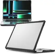 Transparent Back Shell Compatible with MacBook Pro 14" 2021/2023 A2442/A2779/M3 A2918/A2992/Pro 14" 2024 M4 A3112/A3185/A3401 Slim Shockproof Rugged TPU Protective Cover Tablet Case Cover(Transparent)
