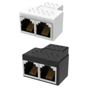 RJ11 Plug to 2 Double Phone Line Splitter Wall Split Modular Converters