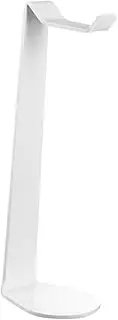 HOMOCONO Headphone Stand Acrylic Desktop Hanger Hook for Headsets White Earphone Rack Space Saving Storage for Home Work School Keeps Headphones Organized and Easy to Access