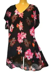 TS TAKING SHAPE plus size S-M / 18 Melodrama Tunic silky soft drape NWT rrp$140!