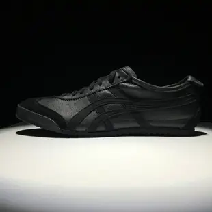 Asics Onitsuka Tiger MEXICO 66 DELUXE 羊皮 舒適 休閒鞋 男女鞋 全黑