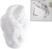 [SAFIGLE] Winter Scarf for Women Plush Faux Fur Scarf Winter Ring Scarf Women Scarf Soft Scarf Casual Scarf Autumn Winter Warm Scarf Cold Protection Scarf Faux Scarf Scarves Plush Scarf Pink