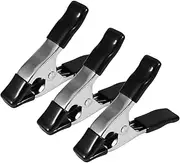 COHEALI 3pcs Heavy Duty Spring Clamps Plated Backdrop Clips for Photography Crafts Tablecloths Durable Wear Resistant Holders with Spring Mechanism