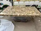 Natural agate dining table, counter agate stone modern furniture home decor