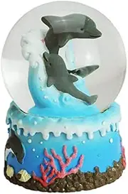 B1020101 Animal Friends Snow Globe Dolphin