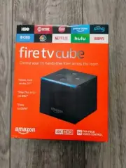 Amazon Fire TV Cube 4K HDR Streaming Media Player Voice Control Sealed