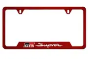 Toyota GR Supra Red License Plate Frame