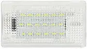 HUVNEXA For B-Max For C-Max Escort, for Fiesta, for Focus, Fusion Galaxy Granada For Sierra Escort Interior Boot Trunk Luggage Compartment Light Car Number Plate Light(BLACK 1PC)