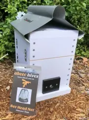 Australian Native Bee Hive Honey Super Roof Stingless OATH BeeHive Inc Head Net