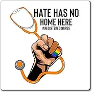 Hilarious Registered Nurse Physician Practitioner Bisexual Medical Staff Sexuality Recognizing Lover Magnets 4" × 4"
