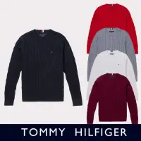 在飛比找momo購物網優惠-【Tommy Hilfiger】TOMMY 經典圓領刺繡小L