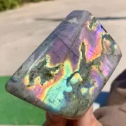 385G Natural Gorgeous Labradorite QuartzCrystal Stone Specimen Healing