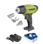 Sun Joe 24-Volt IONMAX Cordless Heat Gun Kit | 1022F | 24V-HG100 (Refurbished)