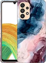[GlamCase] for Samsung Galaxy A23 5G / 4G, Samsung A23 5G / 4G Case - Abstract Marble Pattern Printed Slim & Sleek Cute Plastic Protective Designer Back Phone Case/Cover for Galaxy A23 5G / 4G