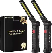 Tool Gifts for Men Him Dad Husband, Rechargeable LED Work Light Grill Light with