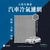 在飛比找PChome24h購物優惠-無味熊 生物砂蜂巢式汽車冷氣濾網 現代Hyundai(ELA