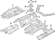Genuine Nissan Insulator Pad 74858-6GP0A