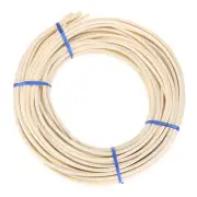 Round Reed Spline 85ft Cane Webbing Roll for Basket Weaving Wooden