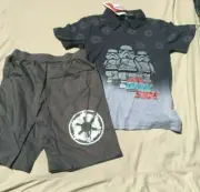 LEGO STAR WARS JOIN THE DARK SIDE BOYS OUTFIT SZ 7-8 YRS BNWT FREE POST (H19)