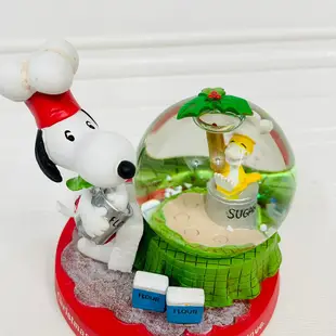 現貨 美國 Hallmark 花生家族 PEANUTS 史努比 SNOOPY 塔克 我們的聖誕回憶 水晶球 雪花球 雕塑