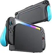 Ergonomic Grip Case for Switch 2 2025 Model – Lightweight Protective Cover Compatible with Switch 2 7.9 Inch, Anti-Slip Handles, Dockable Design, Easy Installation