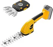 [ohyes] Cordless Hedge Trimmer Compatible with DeWALT 20v Max Battery 2 in 1 Grass Trimmer for Yard & Lawn(Battery not Included)