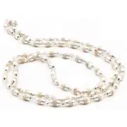 Spiritual Tulsi Mala Silver Capping Mala Beautiful Mala(Size: 3mm,Length: 24 in)