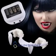 Halloween Retractable Vampire Teeth Dentures Cosplay Zombie Teeth Tiger Teeth