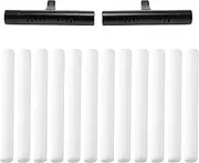 2 Pcs Car Oil Diffuser Car Diffuser Vent Clip with 12x Refill-Car Air Freshener-Car Perfume-Car Vent Oil Diffuser