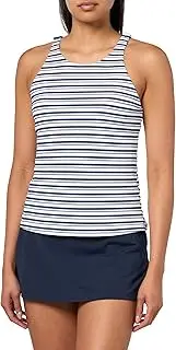 [Nautica] Women's Tankini Quick-Dry, UPF Sun Protection Bathing Suit Top for Swimming, Beach, Pool & Resort Wear