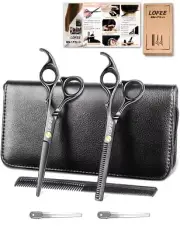 LOFEE Haircut Haircut Sukibasami Set scissor Scissors Left and right professiona