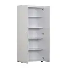 Kitchen / bathroom/ Laundry Pantry Linen Storage Cupboard 2 Door - White