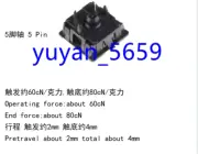 10PCS Keyboard Push Button Black 5Pin Keyswitch MX1A-11NW