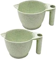 Hair Dye Bowl: Hair Color Bowl - 2Pcs Color Mixing Bowl Dyeing Tools for Home Salon