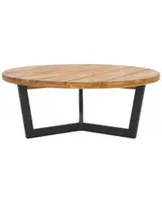 Safavieh Leo Indoor/Outdoor Round Coffee Table 3 Legs