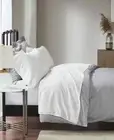 Madison Park 1500 Thread Count Cotton Blend 4PC Pocket King Size White Sheet Set