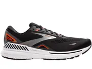 Mens Brooks Adrenaline GTS 23 Running Shoes in Black/Mandarin Red/Silver – Size 13