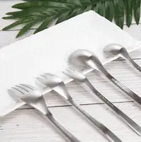 在飛比找露天拍賣優惠-「家電王」 日本製 柳宗理 不鏽鋼餐具|湯匙、叉子、麵叉 多
