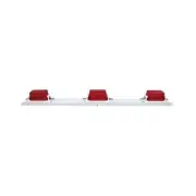 Peterson Manufacturing V107-3R Mini Light Bar 16-1/8"x1"x1-3/8" (Red)