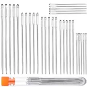 30 PCS Large Eye Stitching Needles Sewing Needles Big Eye Hand Sewing Needle Set