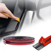 6M Car Window Edge Rubber Seal Strips Automotive Windshield Seal Protector Sticker Noise Insulation Accessories
