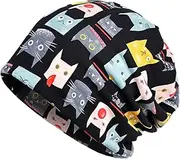[Terynanle] Chemo Headwear Women, Hair Loss Turban Beanie Hat, Cotton Turban Hats for Women/Men, Slouchy Beanie Bandanas Scarf Sleep Cap, Chemo Cancer Hat for Chemotherapy & Hair Loss